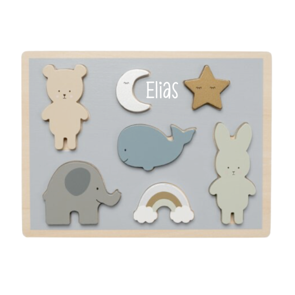 Holz Steckpuzzle Teddy&co