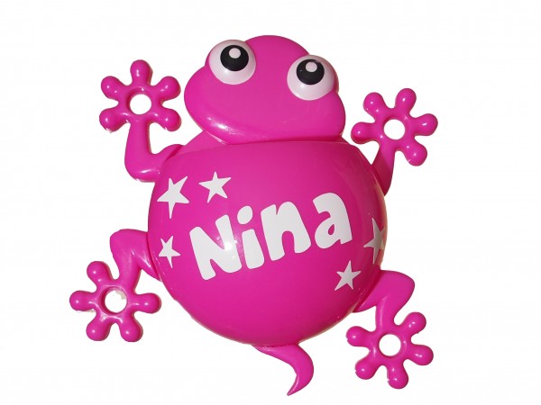 Zahbürstenhalter Frosch pink