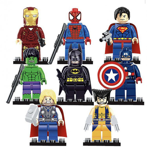 Superhelden Figuren Set