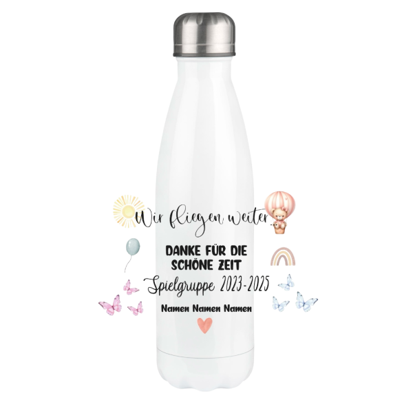Thermosflasche "wir fliegen weiter..."