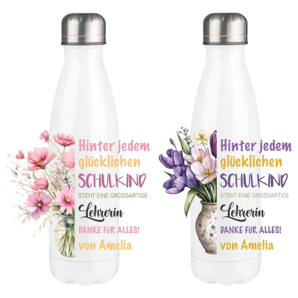 Thermosflasche "Blumenstrauss"