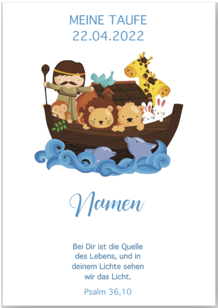 Keilrahmen Bild Arche Noah