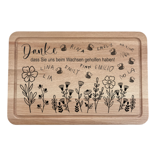 grosses Schneidebrett Bienen