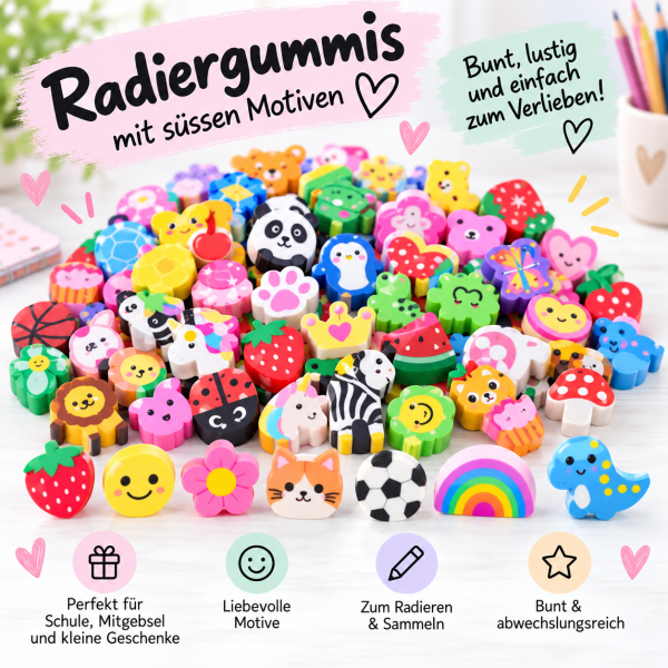 mini Radiergummi