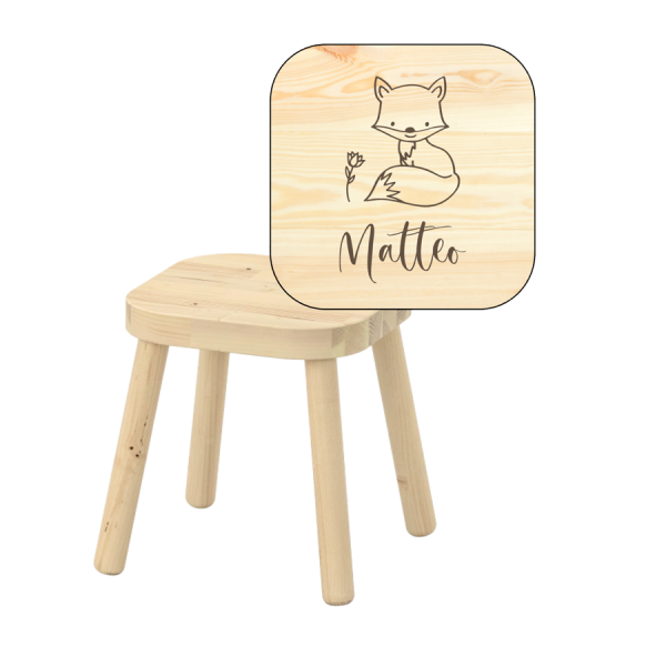 Kinderhocker Fuchs