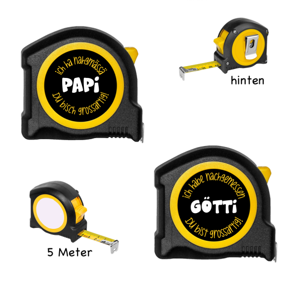 Rollmeter personalisiert