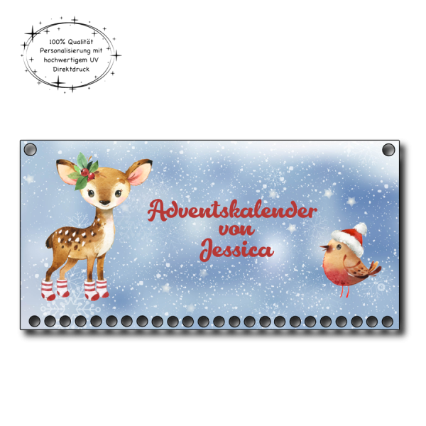 Wandadventskalender Rehlein