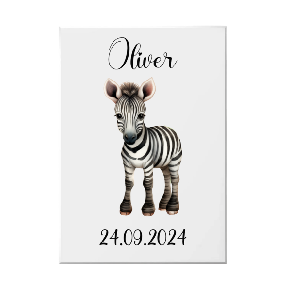 Leinwandbild Zebra