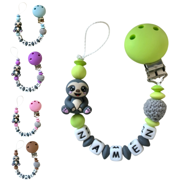 Silikon Nuggikette Faultier