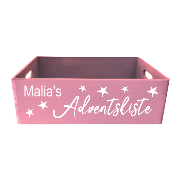 Adventskiste rosa