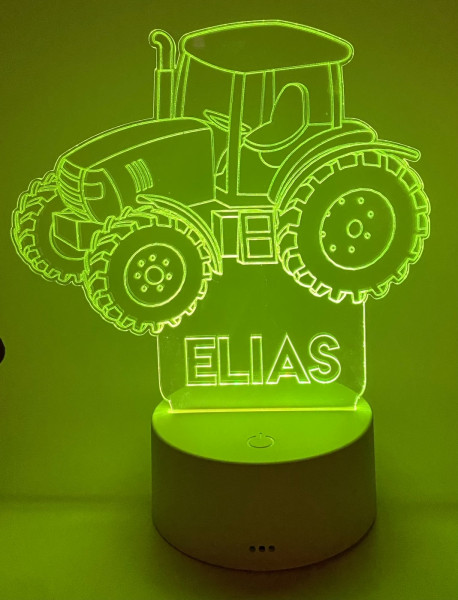 LED Acryl Nachtlicht Traktor