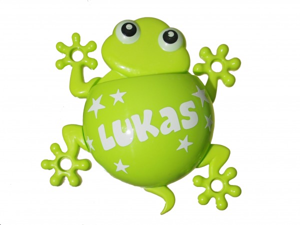 Zahbürstenhalter Frosch grün