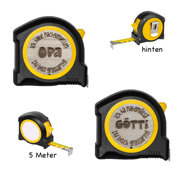 Rollmeter personalisiert GRAVIERT