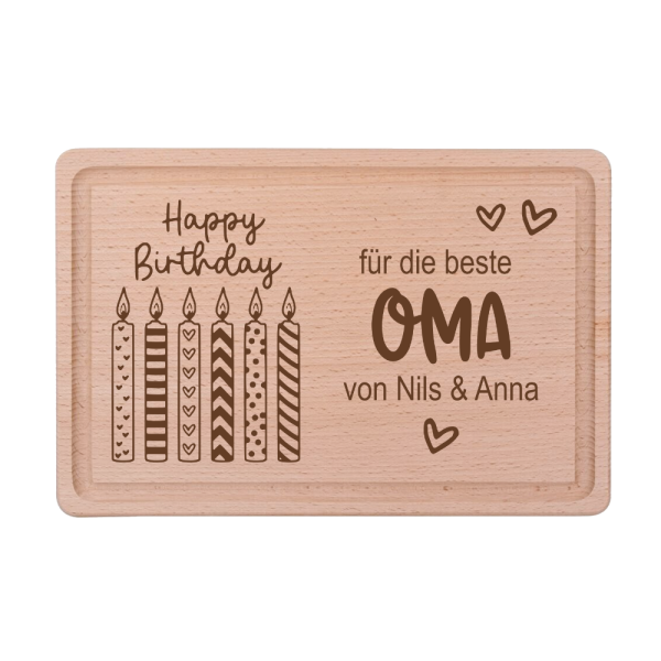 grosses Schneidebrett Geburtstag