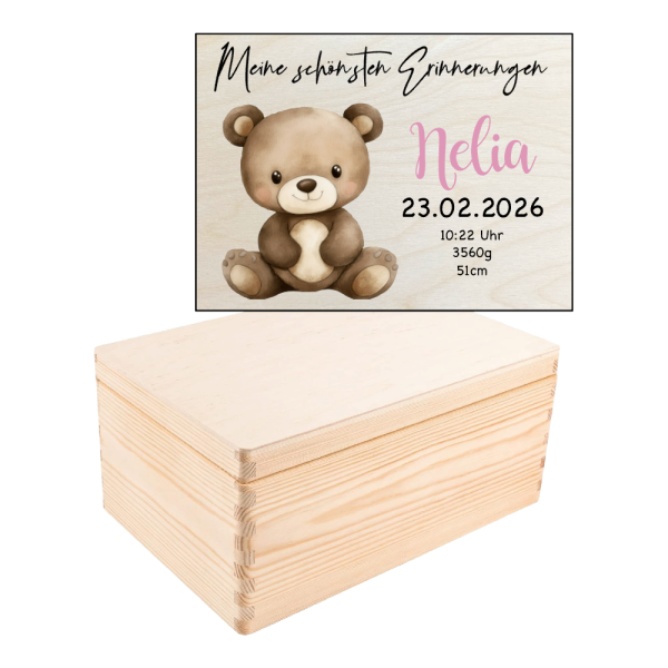 Erinnerungsbox Teddybär