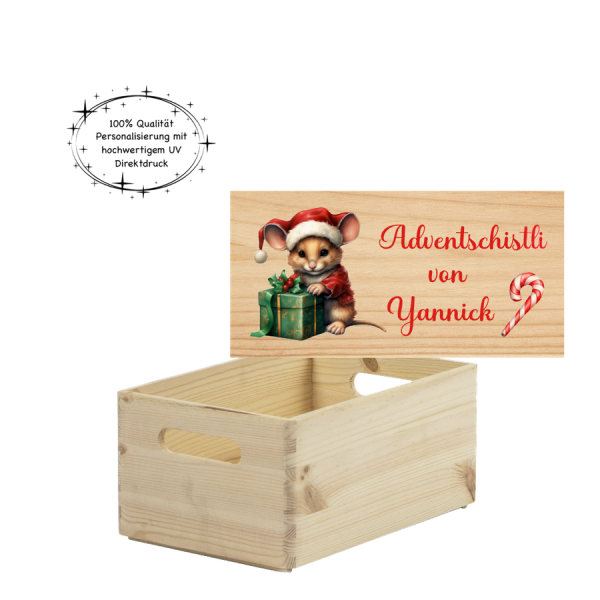 Adventschistli Weihnachtsmaus