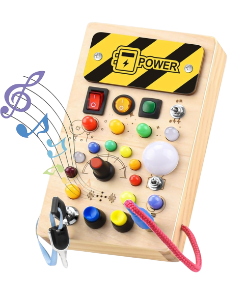 Montessori Holzspielzeug "Busy Board"