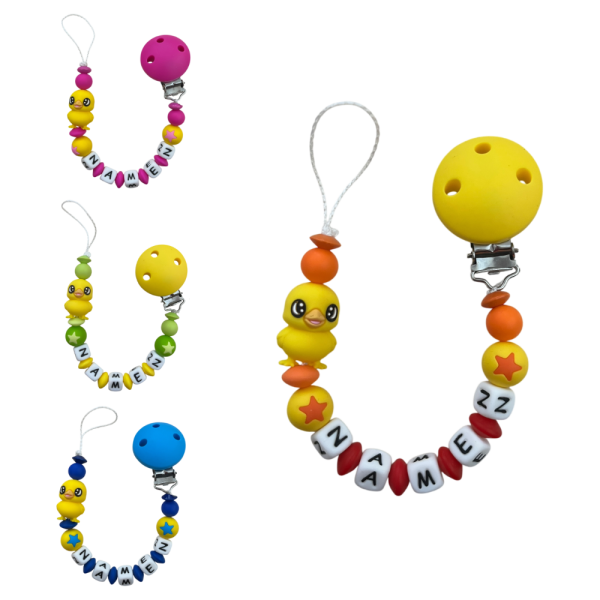 Silikon Nuggikette Entchen